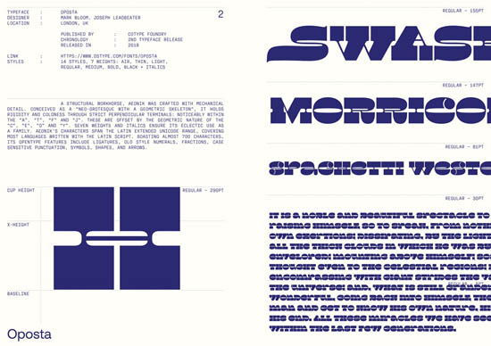 Display in Use : A Collection of Display Typefaces